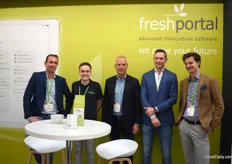 Rolf, Rene, Robin, Romek and Joep van Fresh Portal were at the fair to bring their complete ERP package to the attention of the public. They wanted to introduce everyone from the breeder to the florist with their quickly implementable and scalable and also cheap solution. According to the Fresh Portal Team.